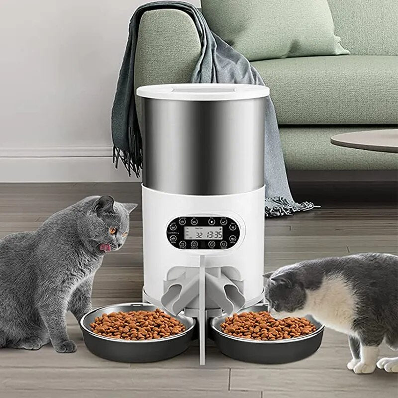 Smart APP Pet Feeder Cat And Dog Food Automatic Dispenser Suitable For Small And Medium-Sized Cats And Dogs Remote Feeding